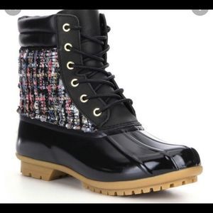 Sam Edelman Tweed Duck Boots in Women’s Size 6